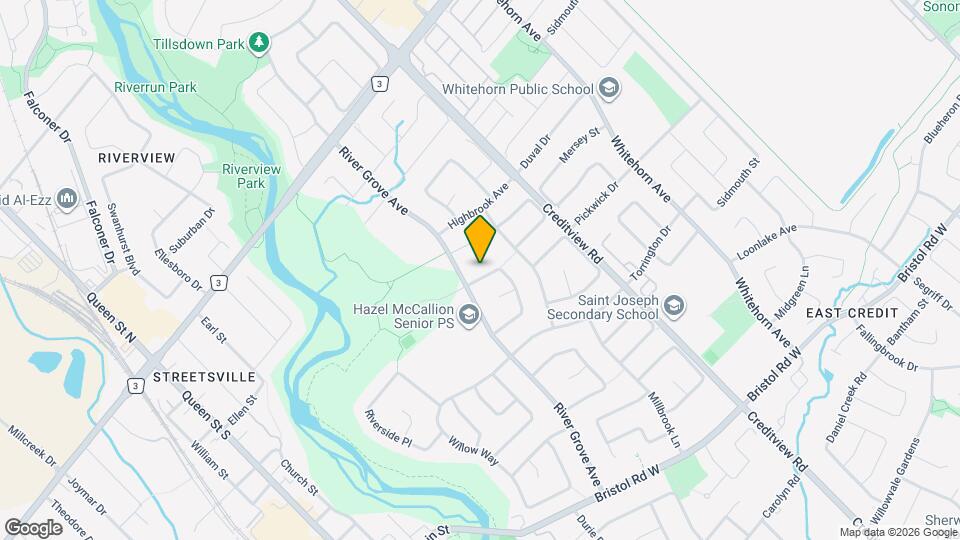 5815 Riverdale Crescent Map and Location Details