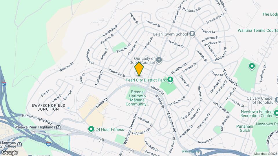 1438 Kaleilani St Map and Location Details