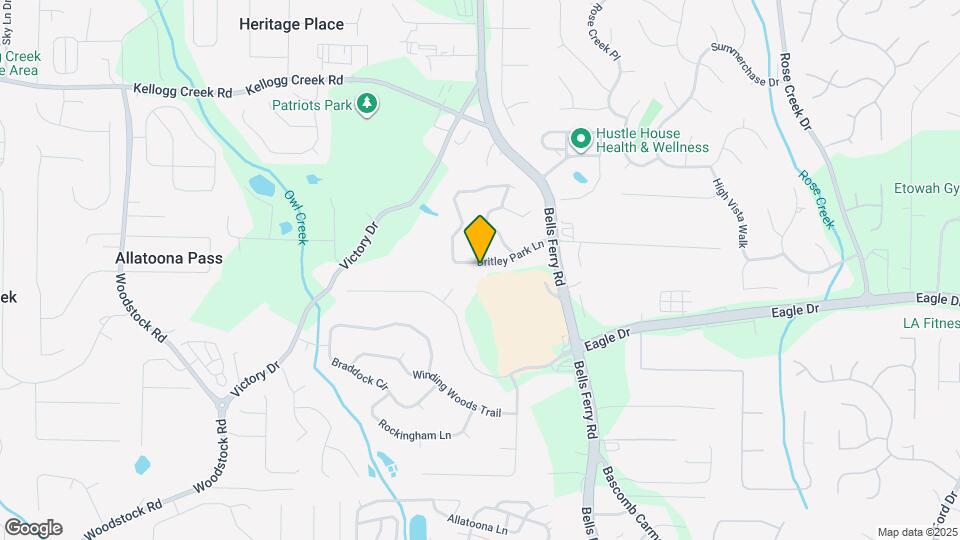 1097 Britley Park Ln Map and Location Details