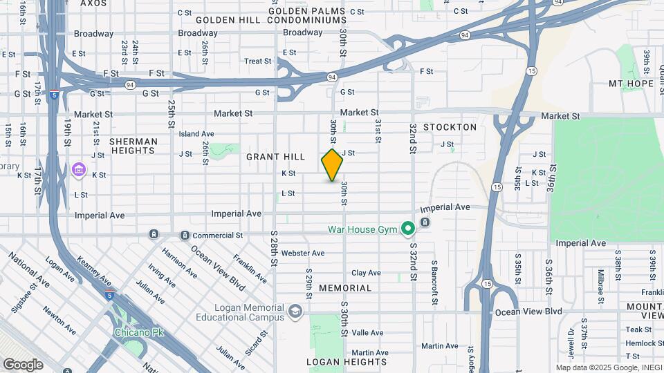 2966 L St Map and Location Details