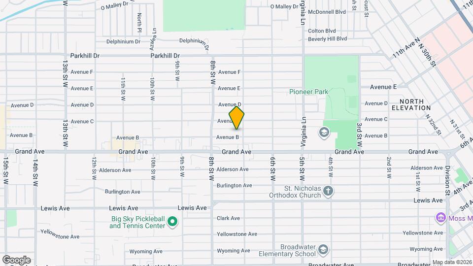 711 Avenue B, Unit #2 Map and Location Details
