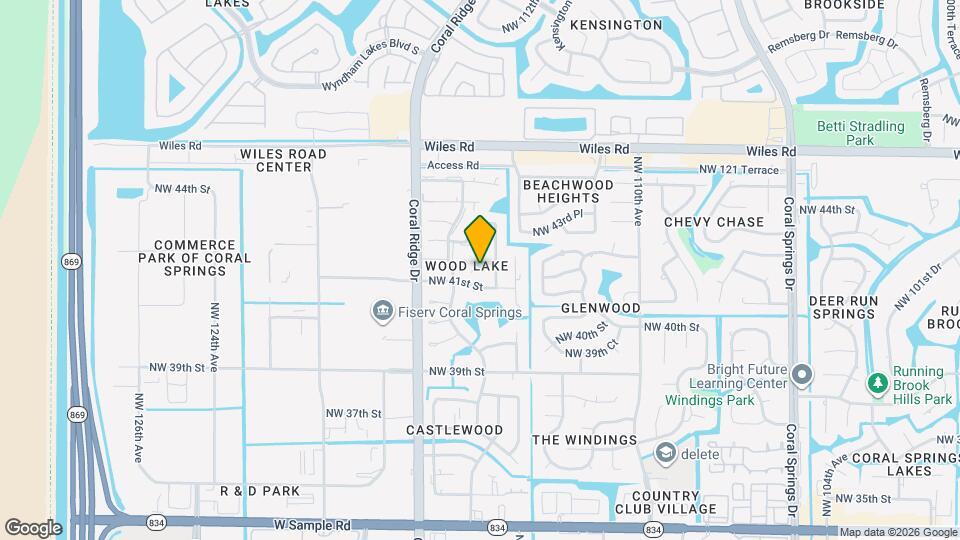 11448 NW 42nd St Map and Location Details