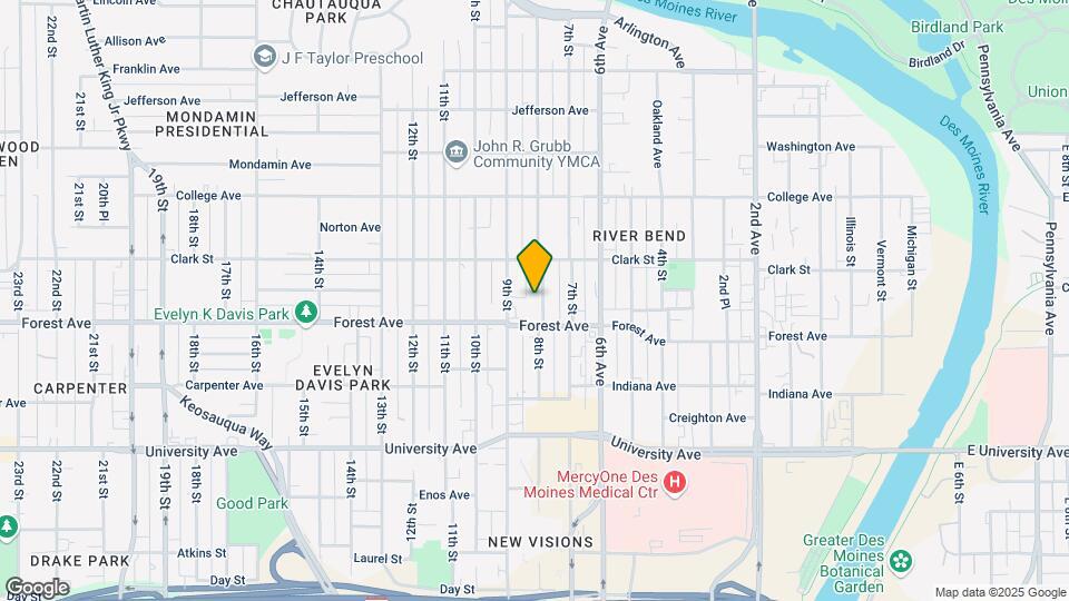 1418 8th St Map and Location Details