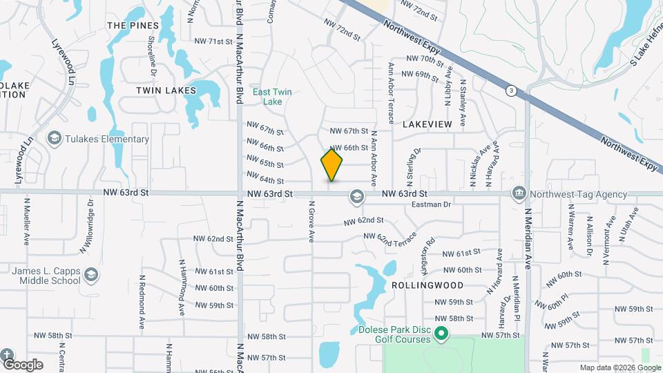 5512 NW 64th St Map and Location Details