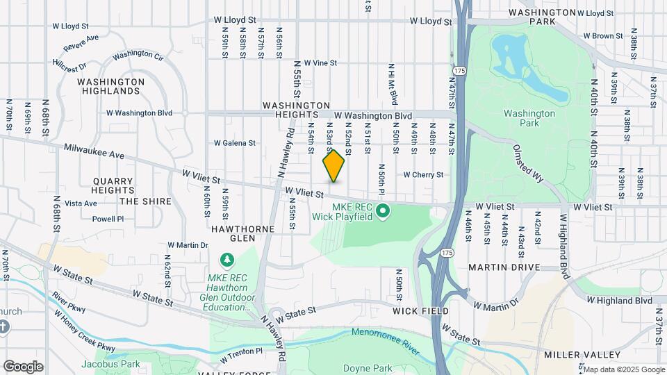 1414 N 53rd St Map and Location Details