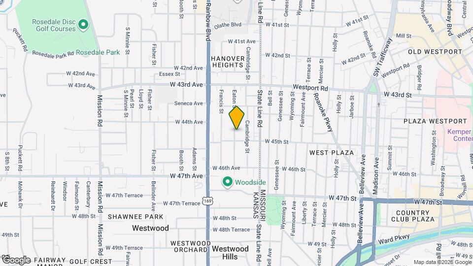 4455 Eaton St Map and Location Details