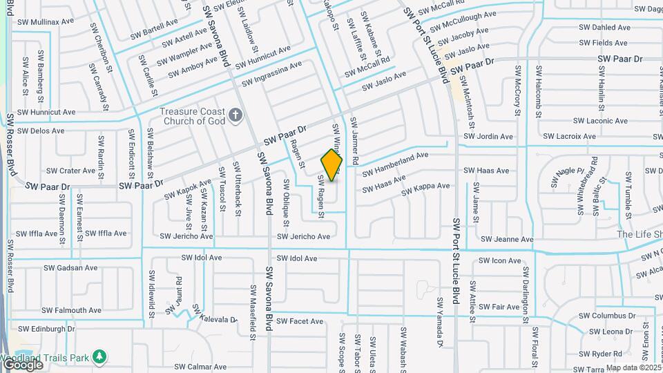 4232 SW Winslow St Map and Location Details