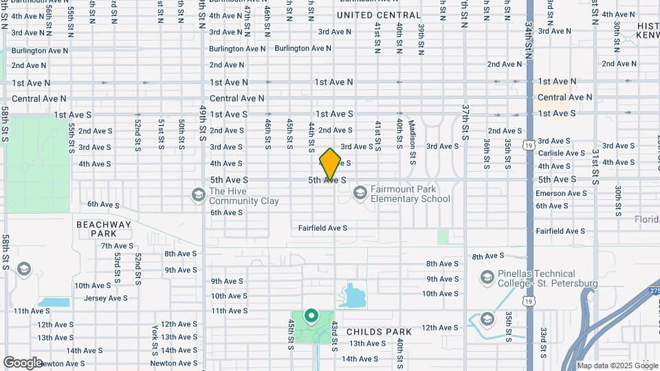 505 43rd St S Map and Location Details