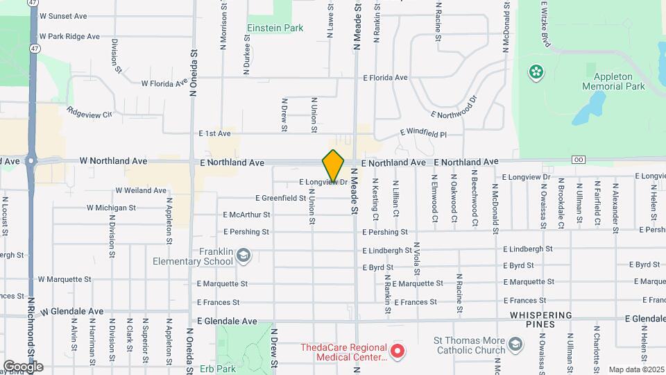 631-633 E Longview Dr Map and Location Details