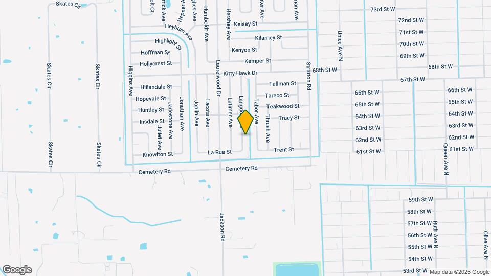 6016 Langdon Ave Map and Location Details