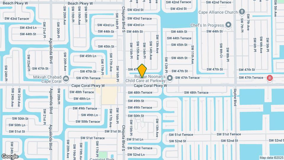 1422 SW 47th Terrace Map and Location Details