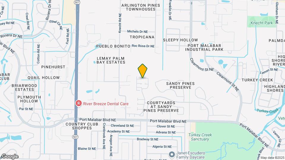 1160 Goldenrod Cir NE Map and Location Details