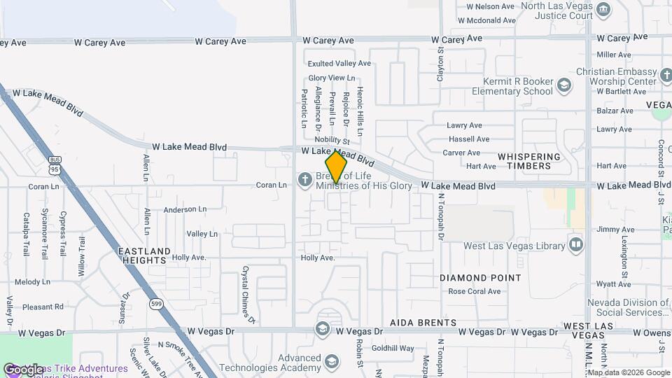 2520 Sierra Luna Ave Map and Location Details