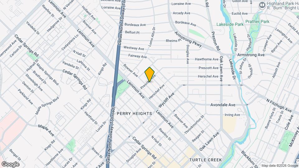 4432 Bowser Ave Map and Location Details