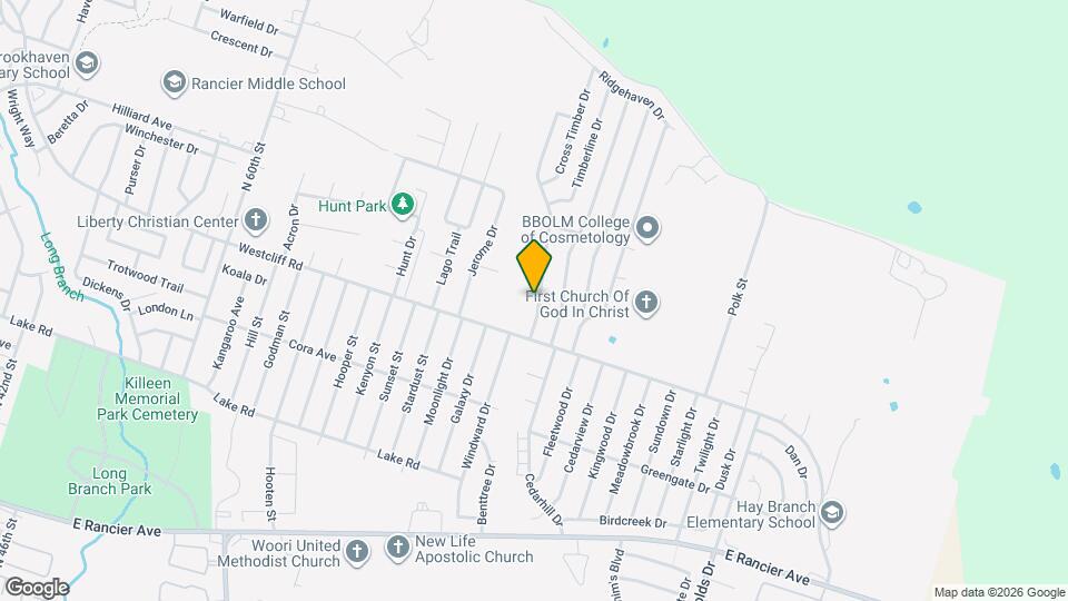 2111 Caprice Dr Map and Location Details