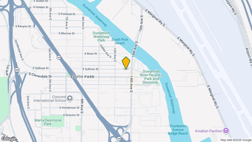 1245 S Sullivan St Map and Location Details