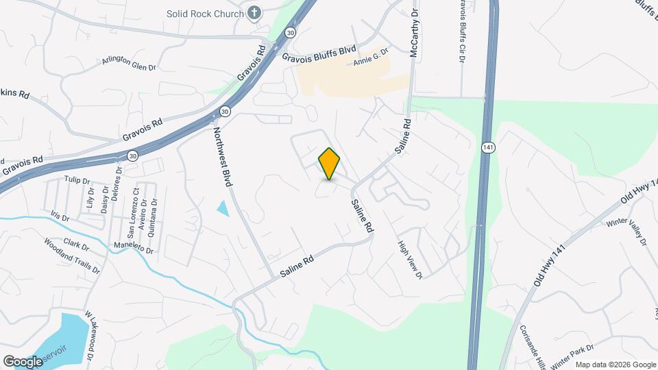 832 Briny Ln Map and Location Details