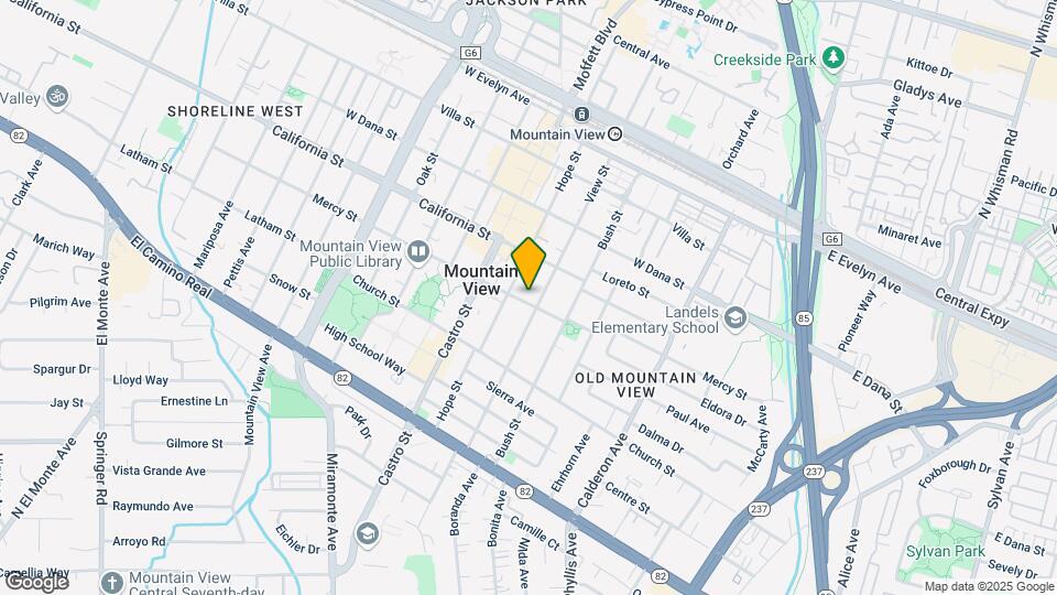 472-482 View Street Mapa y Detalles de la Ubicación