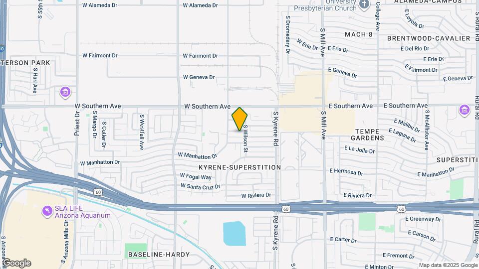 515 W Pebble Beach Dr Map and Location Details