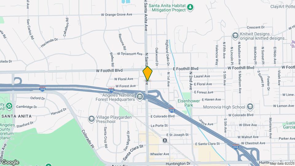 908 N Santa Anita Ave Map and Location Details