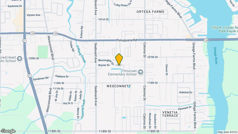 5532 Bennington Dr Map and Location Details