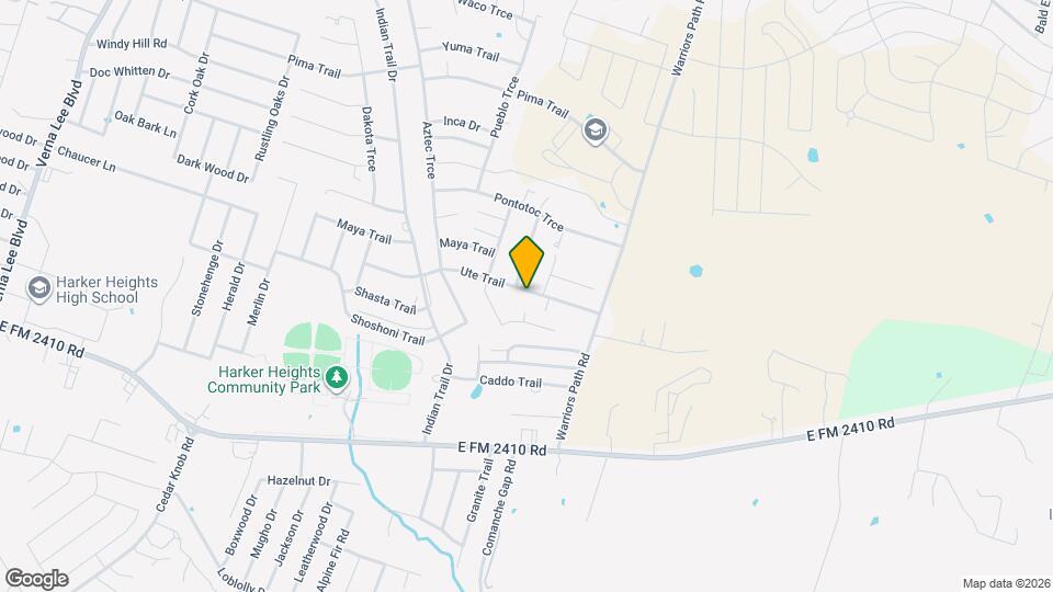 1712 Ute Trail Map and Location Details