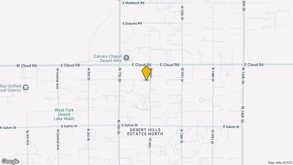 35852 N 10th St Mapa y Detalles de la Ubicación