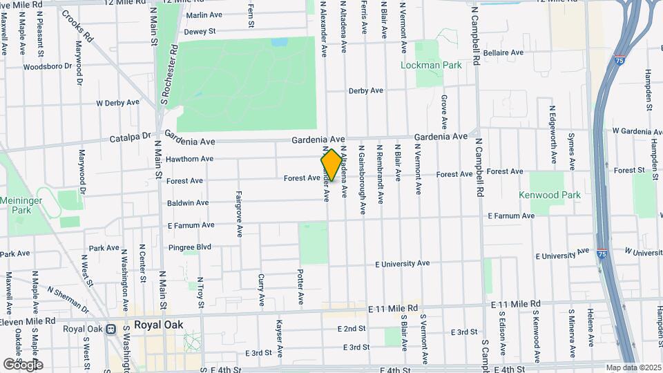 718 N Alexander Ave Map and Location Details