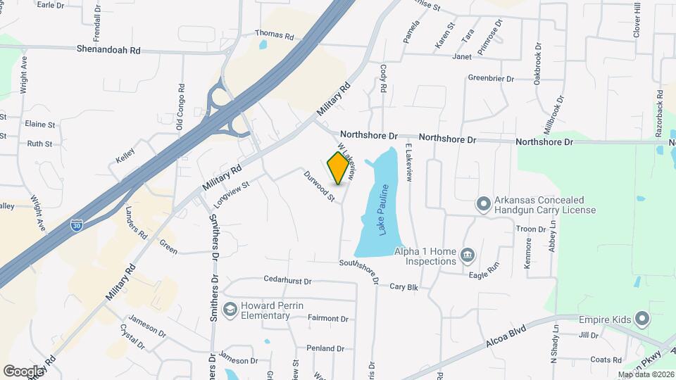 2014 W Lakeview Map and Location Details