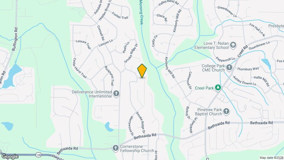 6768 Merrywood Dr Mapa y Detalles de la Ubicación