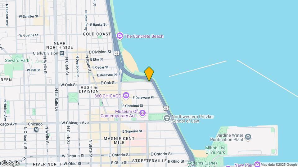 999 N Lake Shore Dr Map and Location Details