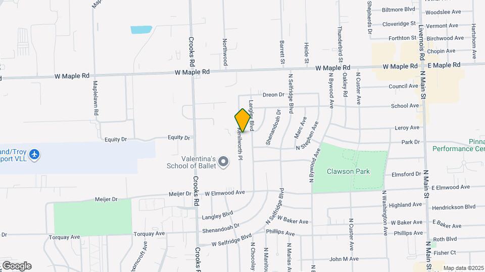 1210 Kenilworth Pl Map and Location Details