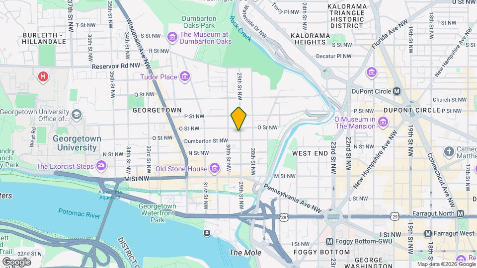 1338 29th St NW Mapa y Detalles de la Ubicación