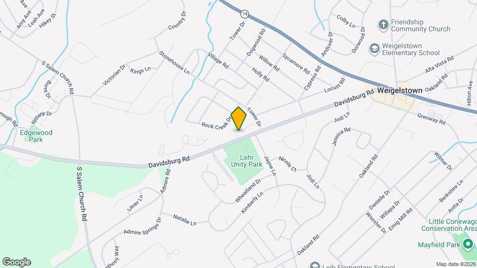 3701 Davidsburg Rd Map and Location Details