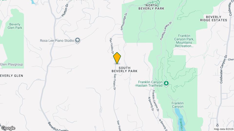 2108 San Ysidro Dr Map and Location Details