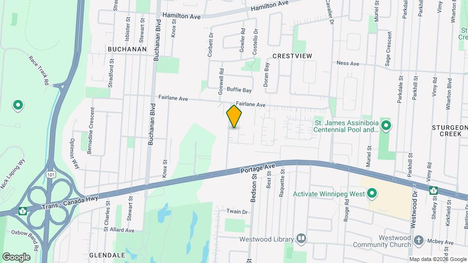 665 David St Map and Location Details