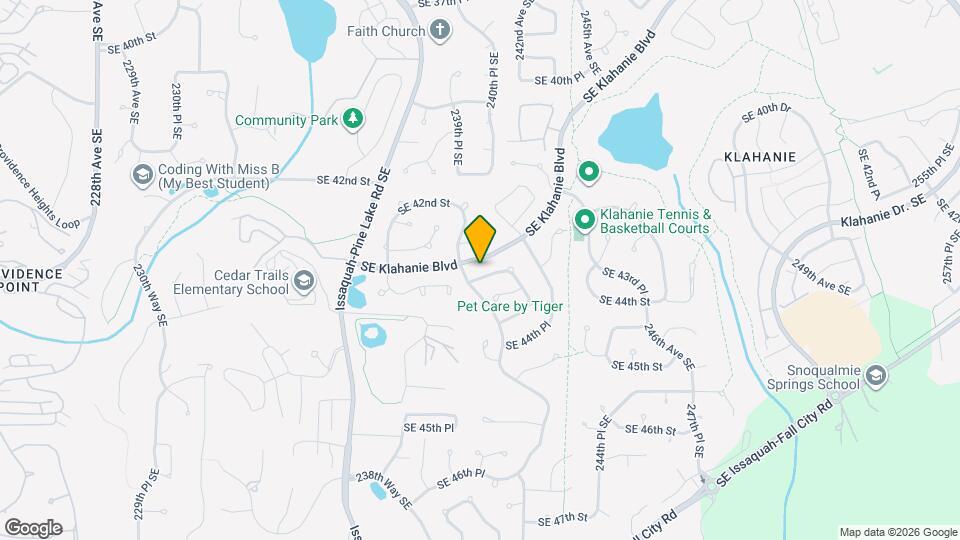 24212 SE 43rd Pl Map and Location Details