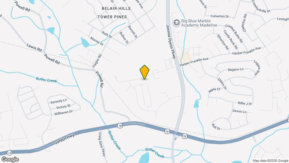 2233 Belair Spg Rd Mapa y Detalles de la Ubicación