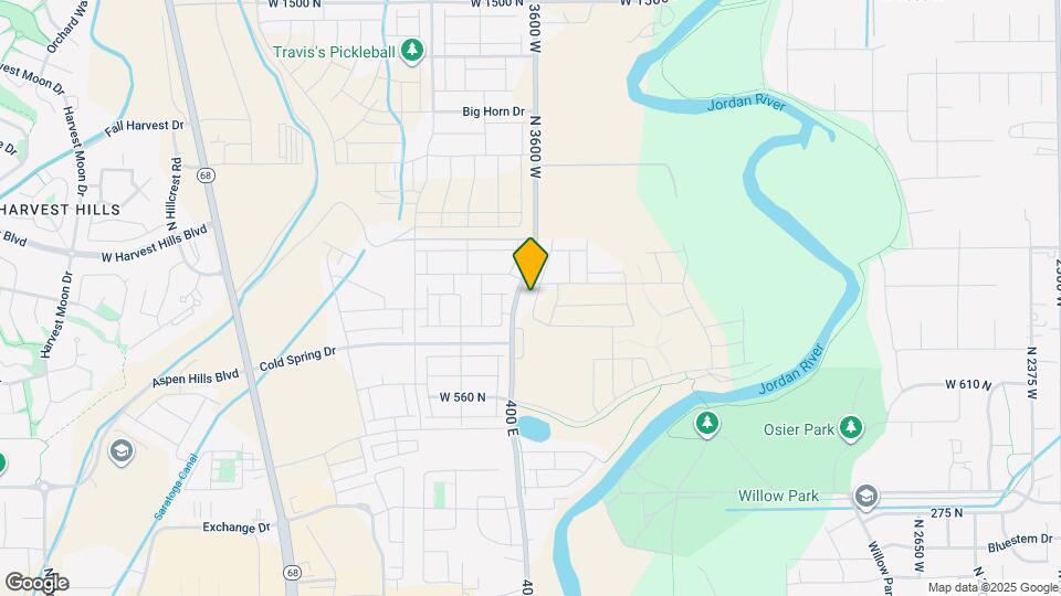 803 N 3620 W Map and Location Details