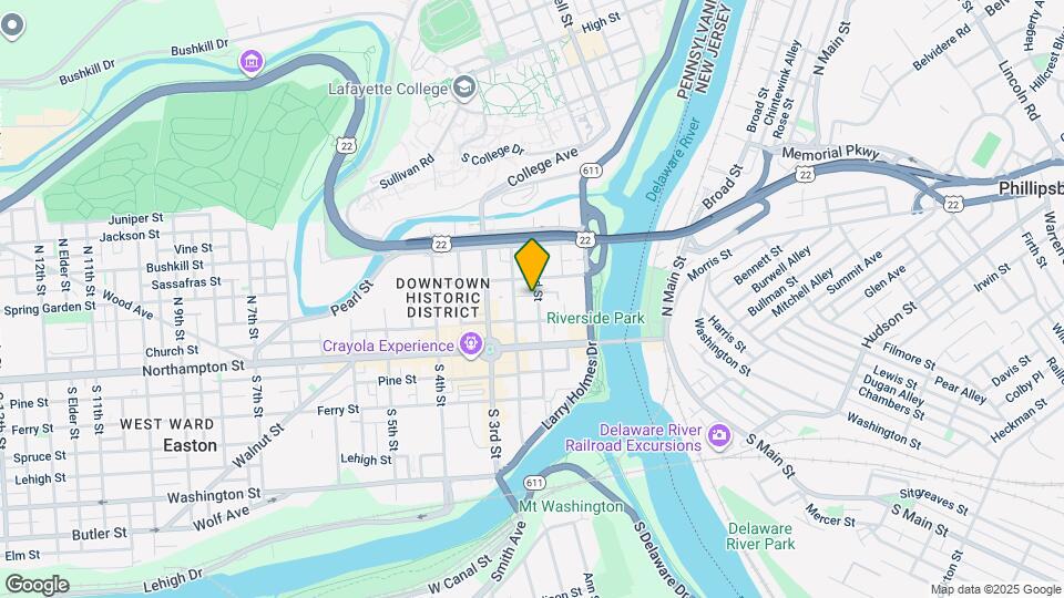 62 N 2nd St Map and Location Details