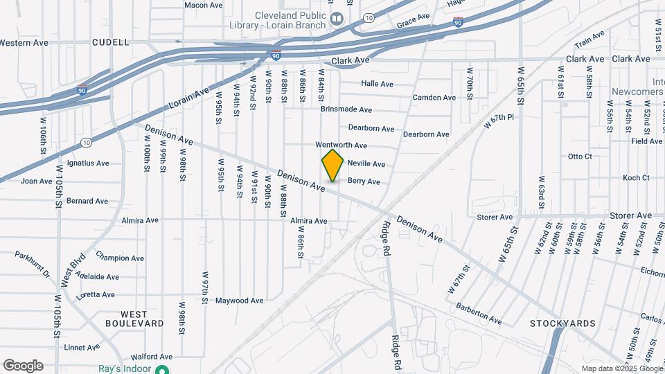 8208 Denison Ave Mapa y Detalles de la Ubicación