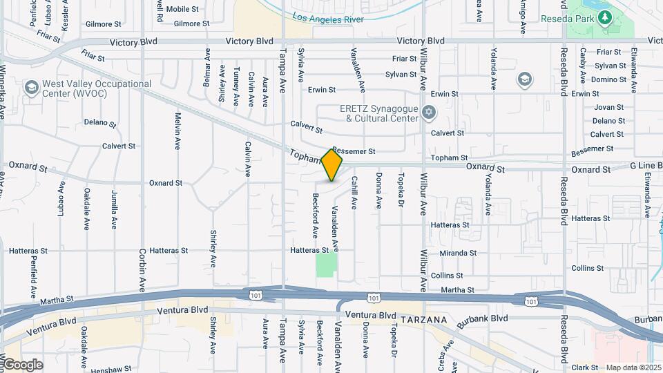 19148 W Oxnard St Map and Location Details