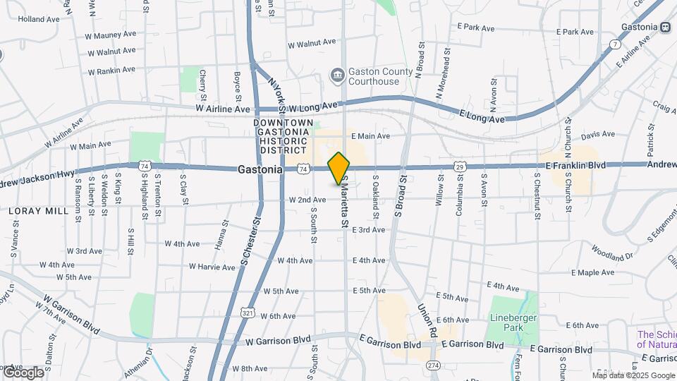 102 W 2nd Ave Mapa y Detalles de la Ubicación