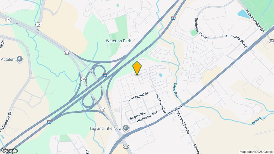 7614 Bluff Point Ln Map and Location Details