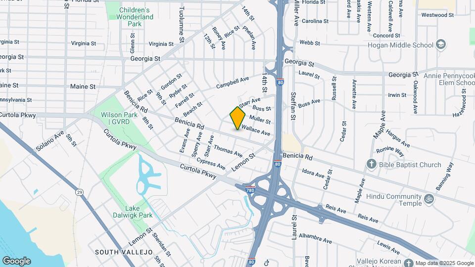 450 Benicia Rd Map and Location Details
