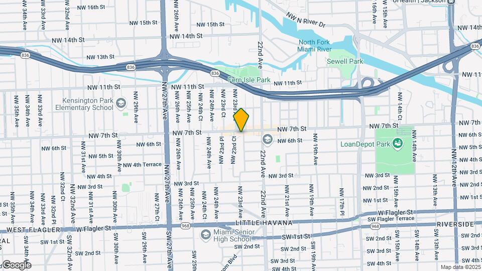 628 NW 23rd Ave Mapa y Detalles de la Ubicación
