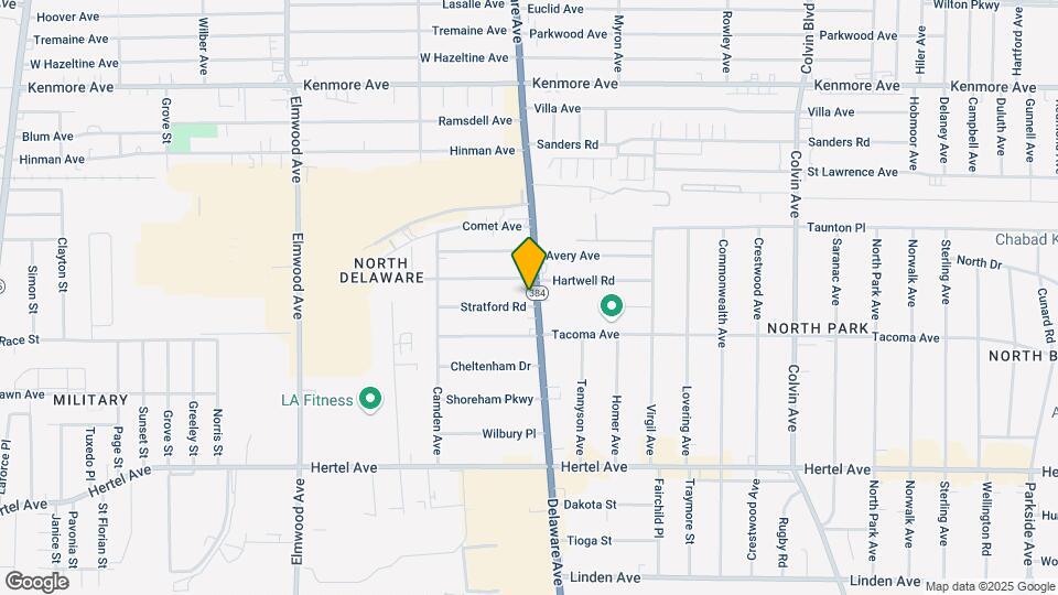 2514 Delaware Ave Map and Location Details