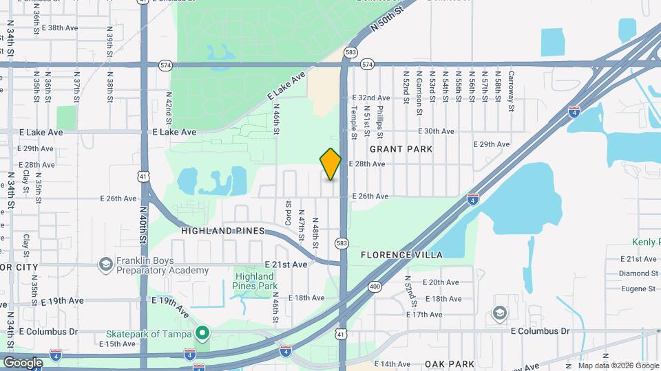 3408 N 49th St Map and Location Details