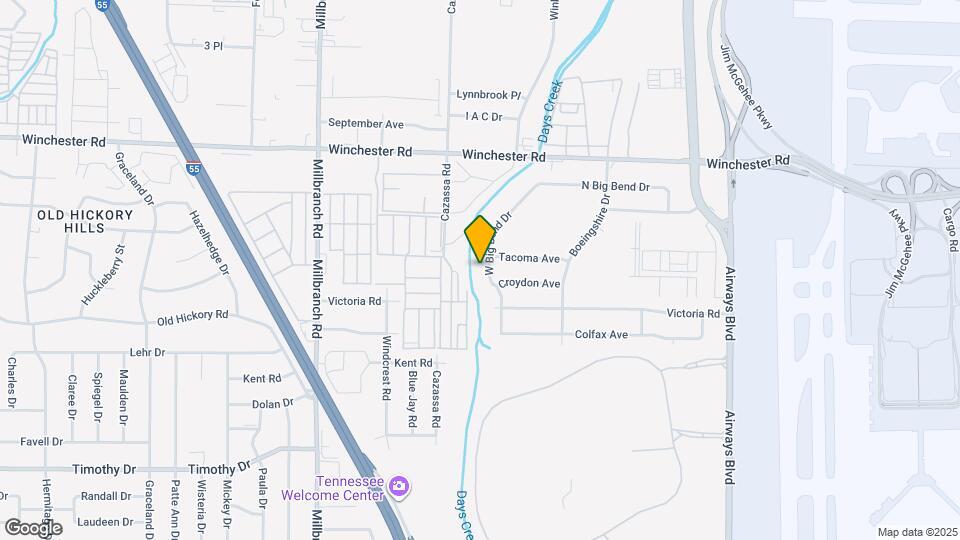 3635 W Big Bend Dr Map and Location Details