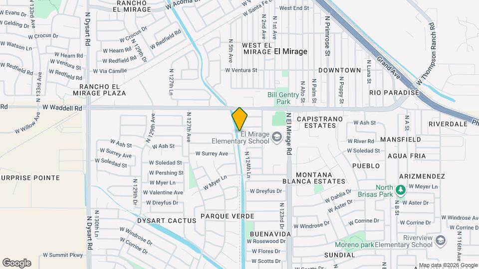 12446 W Ash St Map and Location Details